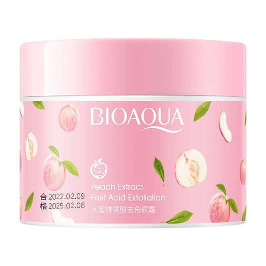 BIOAQUA - Honey Peach Exfoliating Cream Facial  &Body Scrub Radial Cosmetics